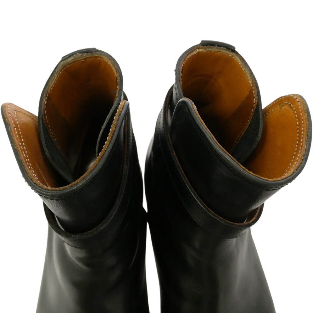 シュナイダーライディングブーツ Jodhpur Boots 52ラスト カーフレザー ジョッパーブーツ ブラック系 UK9【中古】