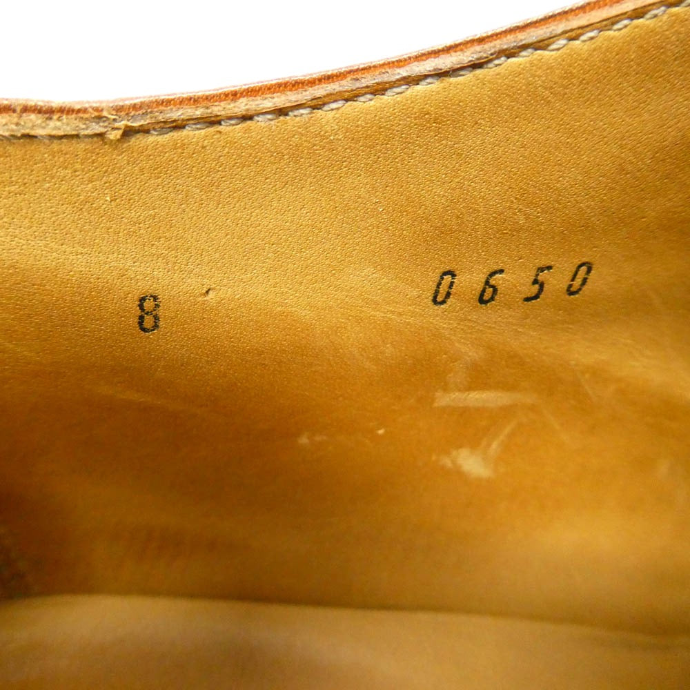 Berluti ベルルッティ 0650 Alessandro アレッサンドロ タトゥー ホールカット ポインテッドトゥ レースアップ レザーシューズ ブラウン系 UK8【中古】