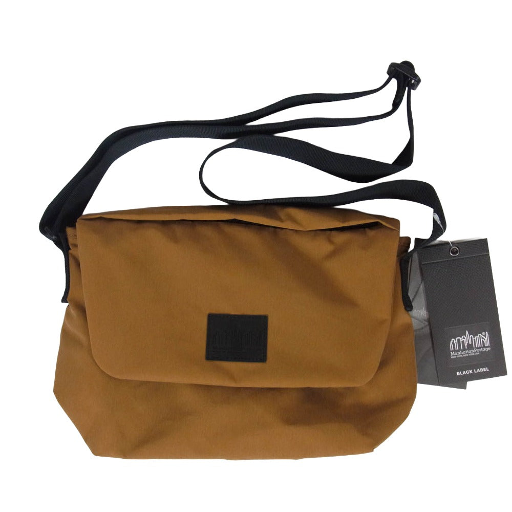 Manhattan Portage マンハッタンポーテージ BLACK LABEL IRVING MESSENGER BAG (LG) CURIO W/CURIO BINDING ブラックレーベル メッセンジャー ショルダー バッグ キュリオ ブラウン系【美品】【中古】