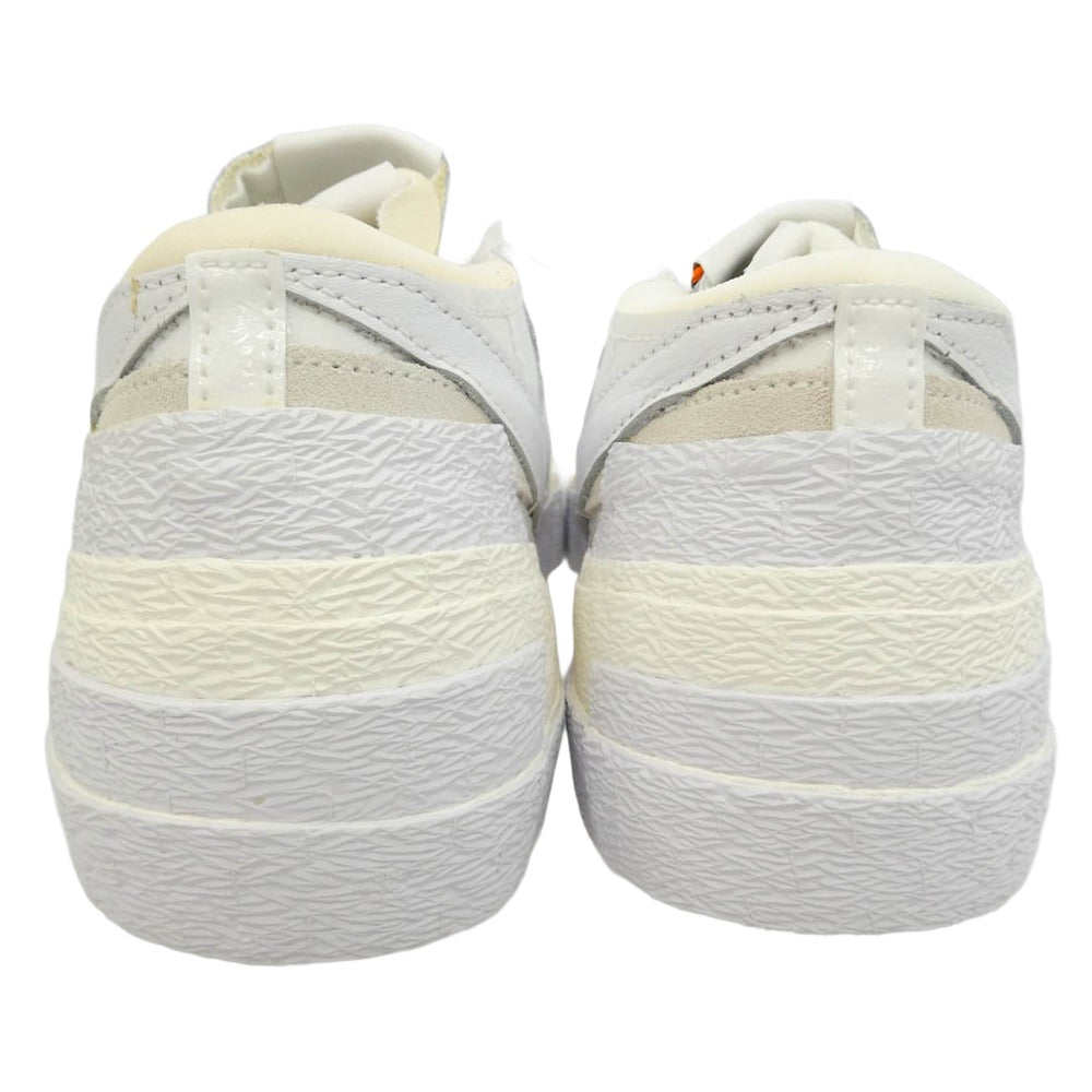 NIKE ナイキ Sacai サカイ DM6443-100 Blazer Low White Patent Leather ブレーザー ロー パテント スニーカー ホワイト系 オフホワイト系 27.5cm【極上美品】【中古】