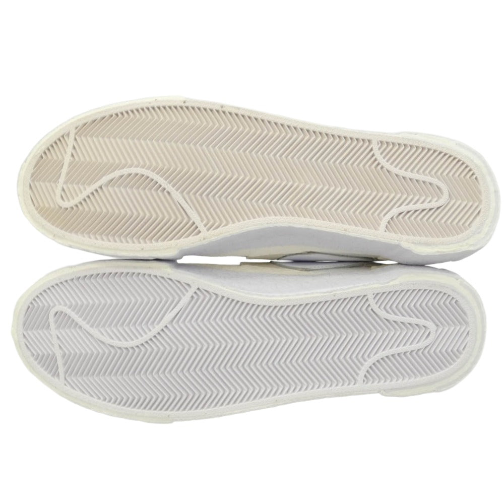 NIKE ナイキ Sacai サカイ DM6443-100 Blazer Low White Patent Leather ブレーザー ロー パテント スニーカー ホワイト系 オフホワイト系 27.5cm【極上美品】【中古】