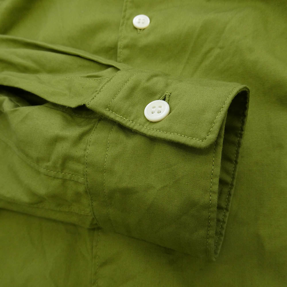COMME des GARCONS HOMME PLUS コムデギャルソンオムプリュス 25AW PP-B021 コットン 長袖 シャツ グリーン系 S【中古】