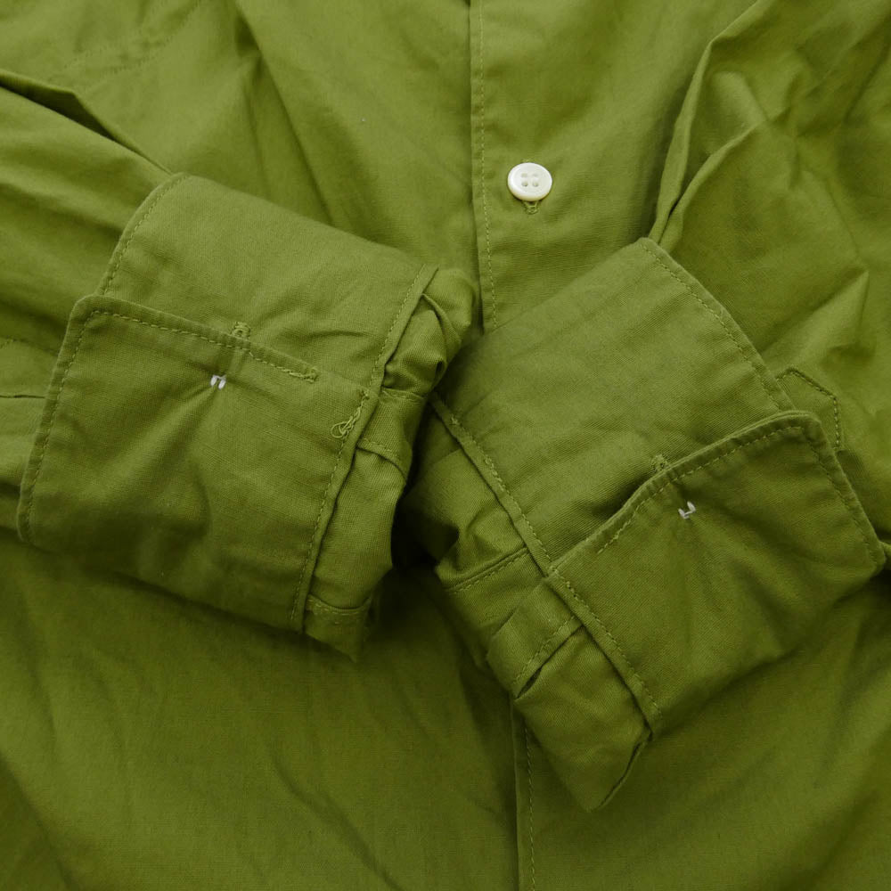 COMME des GARCONS HOMME PLUS コムデギャルソンオムプリュス 25AW PP-B021 コットン 長袖 シャツ グリーン系 S【中古】