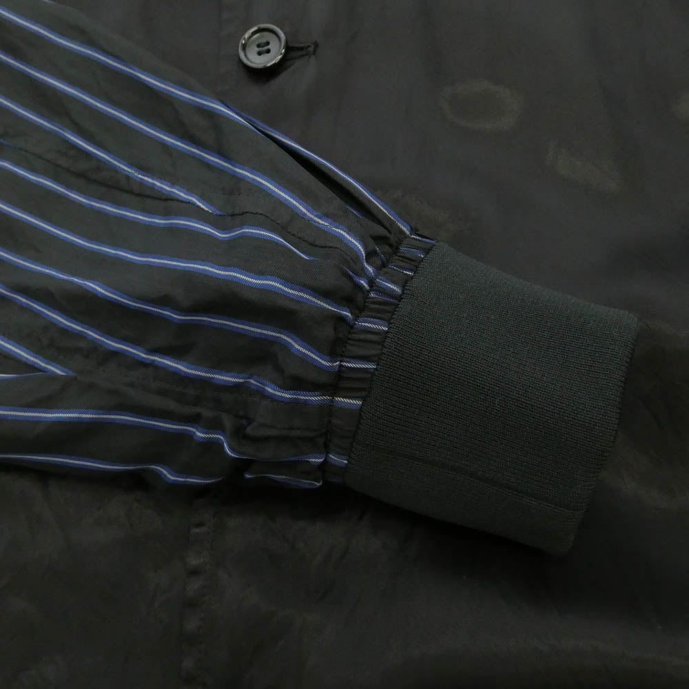 COMME des GARCONS コムデギャルソン IH-C001 GOOD DESIGN SHOP キュプラ ロゴ スタッフ コート ブラック系 ネイビー系 S【中古】