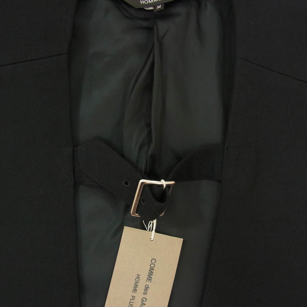 COMME des GARCONS HOMME PLUS コムデギャルソンオムプリュス 23AW PL-J062 BIG SHOULDER CAPE ビッグショルダー ケープ ジャケット ブラック系 M【美品】【中古】