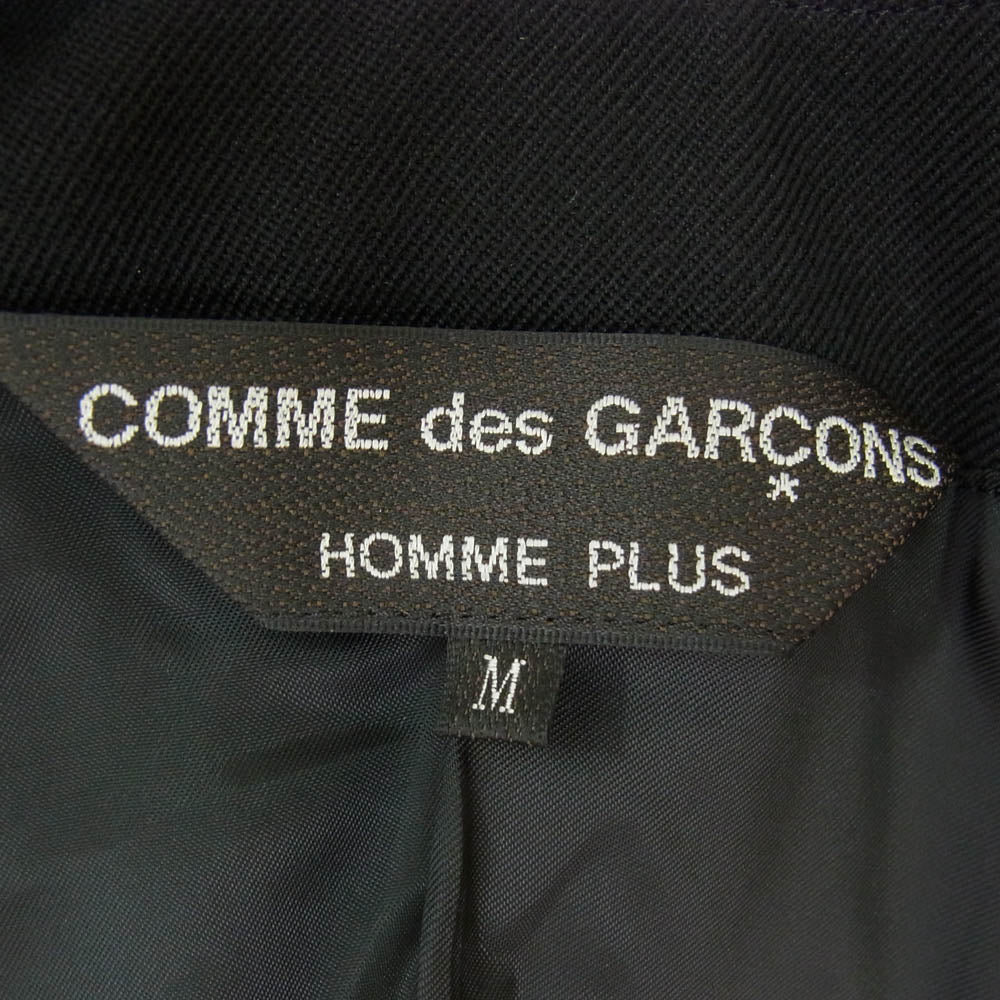 COMME des GARCONS HOMME PLUS コムデギャルソンオムプリュス 23AW PL-J062 BIG SHOULDER CAPE ビッグショルダー ケープ ジャケット ブラック系 M【美品】【中古】