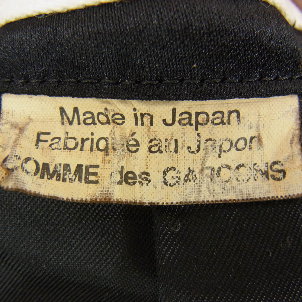 COMME des GARCONS HOMME PLUS コムデギャルソンオムプリュス 20SS PE-J040 エステルサテン 製品染め スカラップ ジャケット ブラック系 S【中古】
