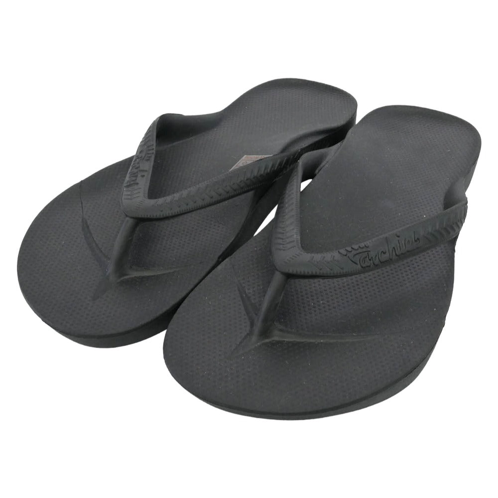 アーチーズ THONGS SANDAL ソングズ ビーチ サンダル ブラック系 26cm【極上美品】【中古】
