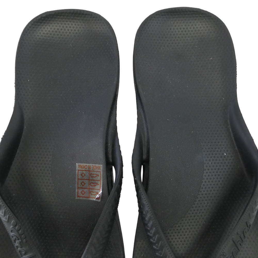 アーチーズ THONGS SANDAL ソングズ ビーチ サンダル ブラック系 26cm【極上美品】【中古】