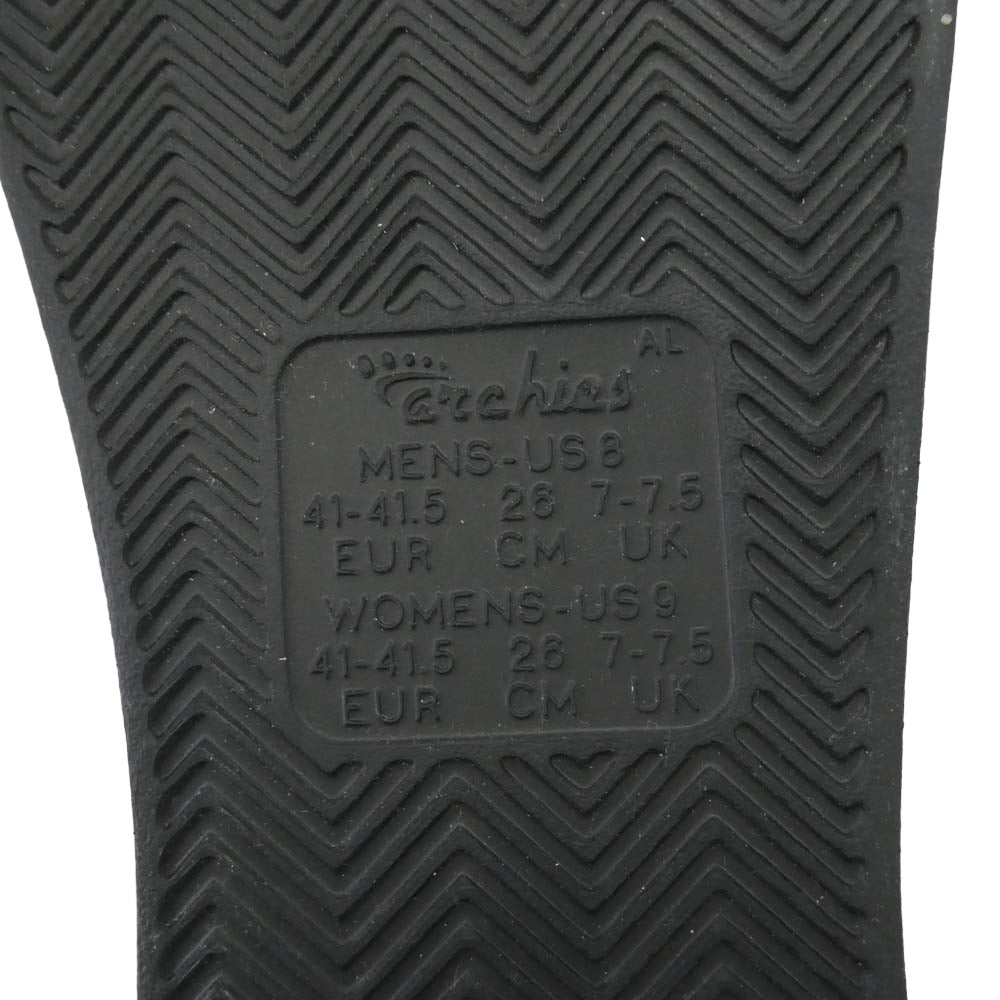 アーチーズ THONGS SANDAL ソングズ ビーチ サンダル ブラック系 26cm【極上美品】【中古】