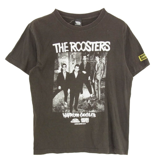 ハードコア チョコレート THE ROOSTERS ザ ルースターズ フォトプリント Tシャツ 半袖カットソー ブラック系 M【中古】