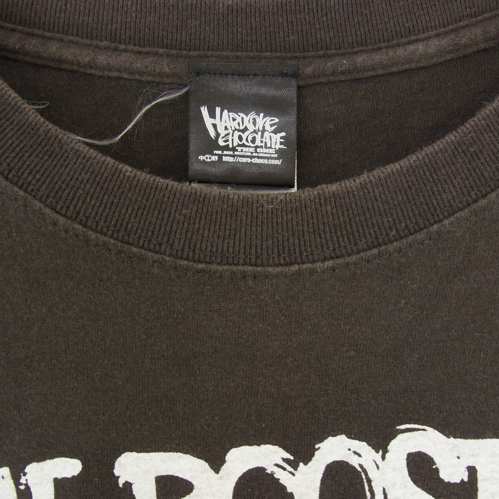 ハードコア チョコレート THE ROOSTERS ザ ルースターズ フォトプリント Tシャツ 半袖カットソー ブラック系 M【中古】