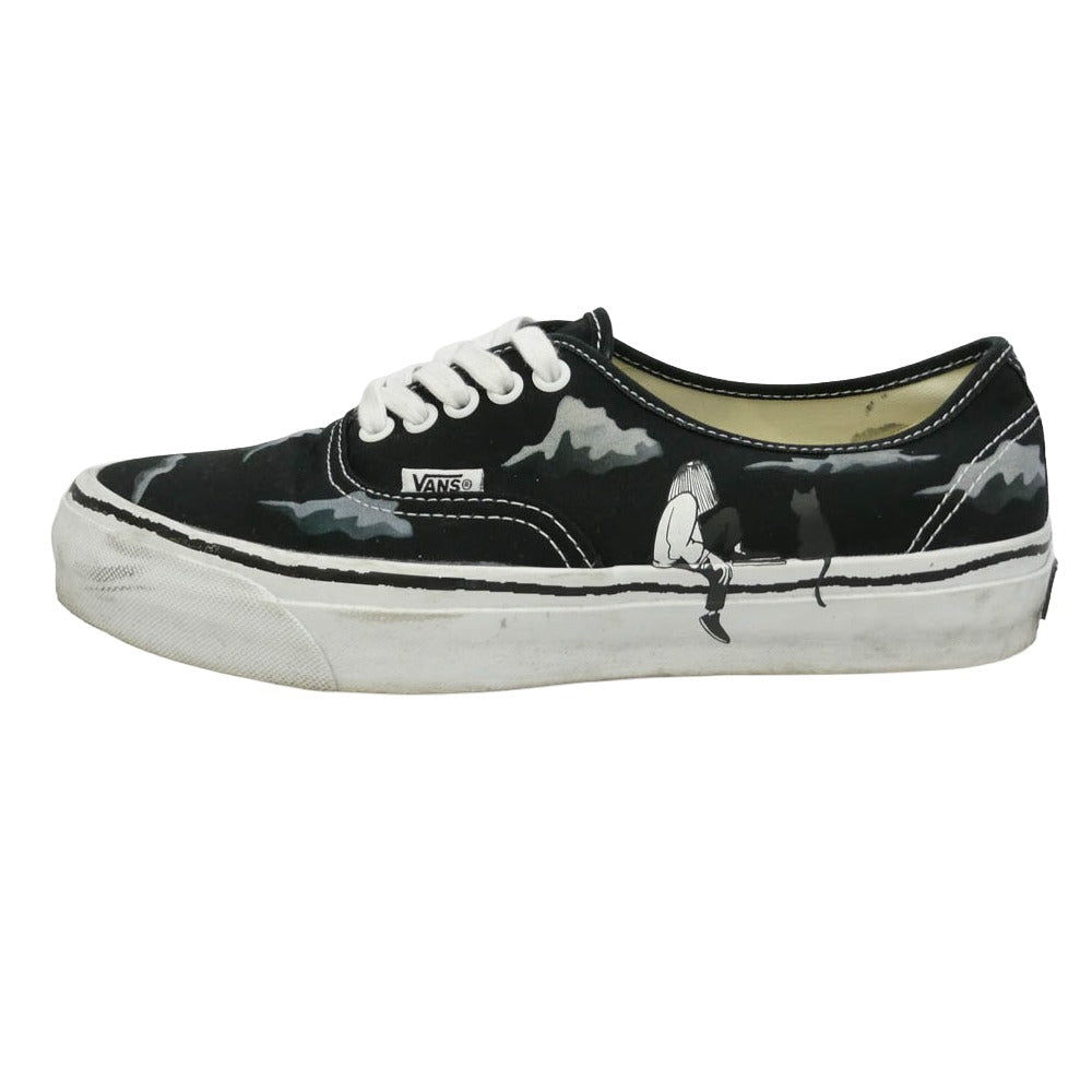 VANS バンズ VN000EBNBPB × YUSUKE HANAI 花井祐介 Premium Authentic 44 プレミアム オーセンティック スニーカー ブラック系 ホワイト系 27cm【中古】