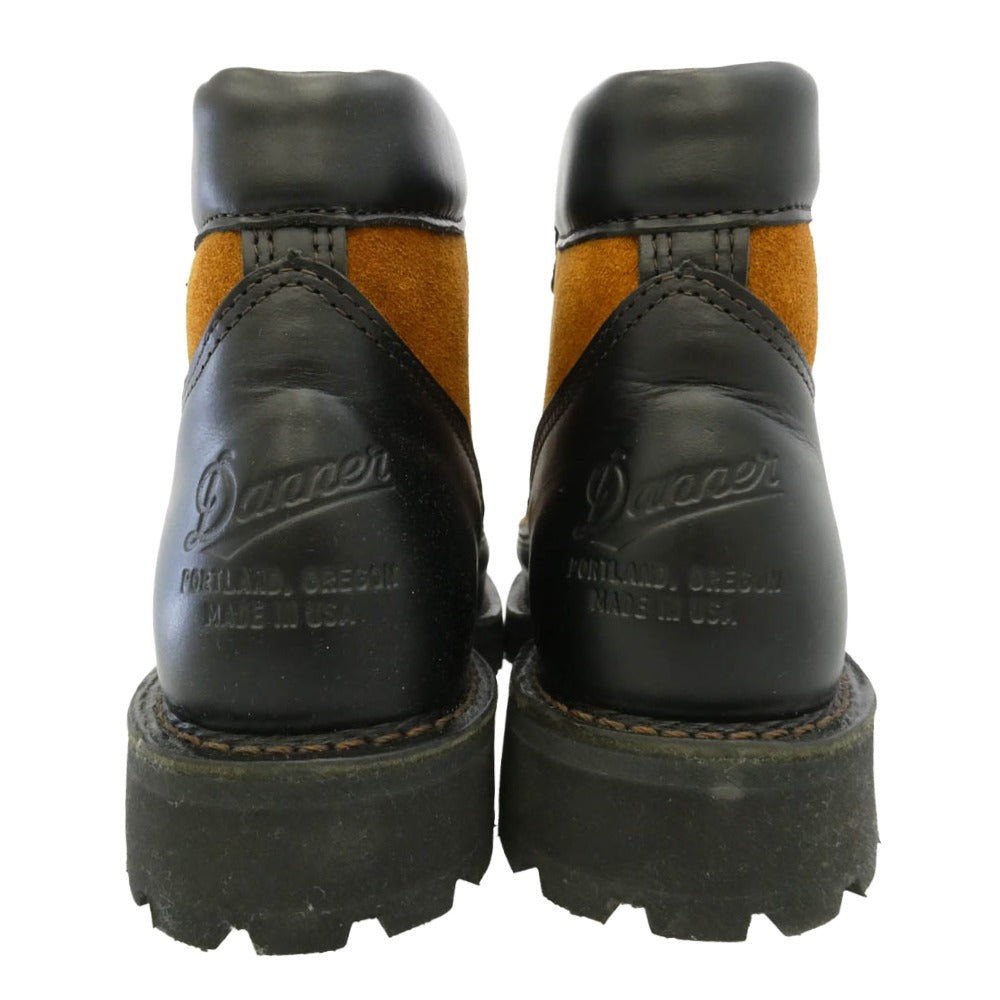 Danner ダナー 30424 USA製 DANNER LIGHT REVIVAL ダナーライト リバイバル ブーツ USA ブラック系 ライトブラウン系 US8.5EE【美品】【中古】