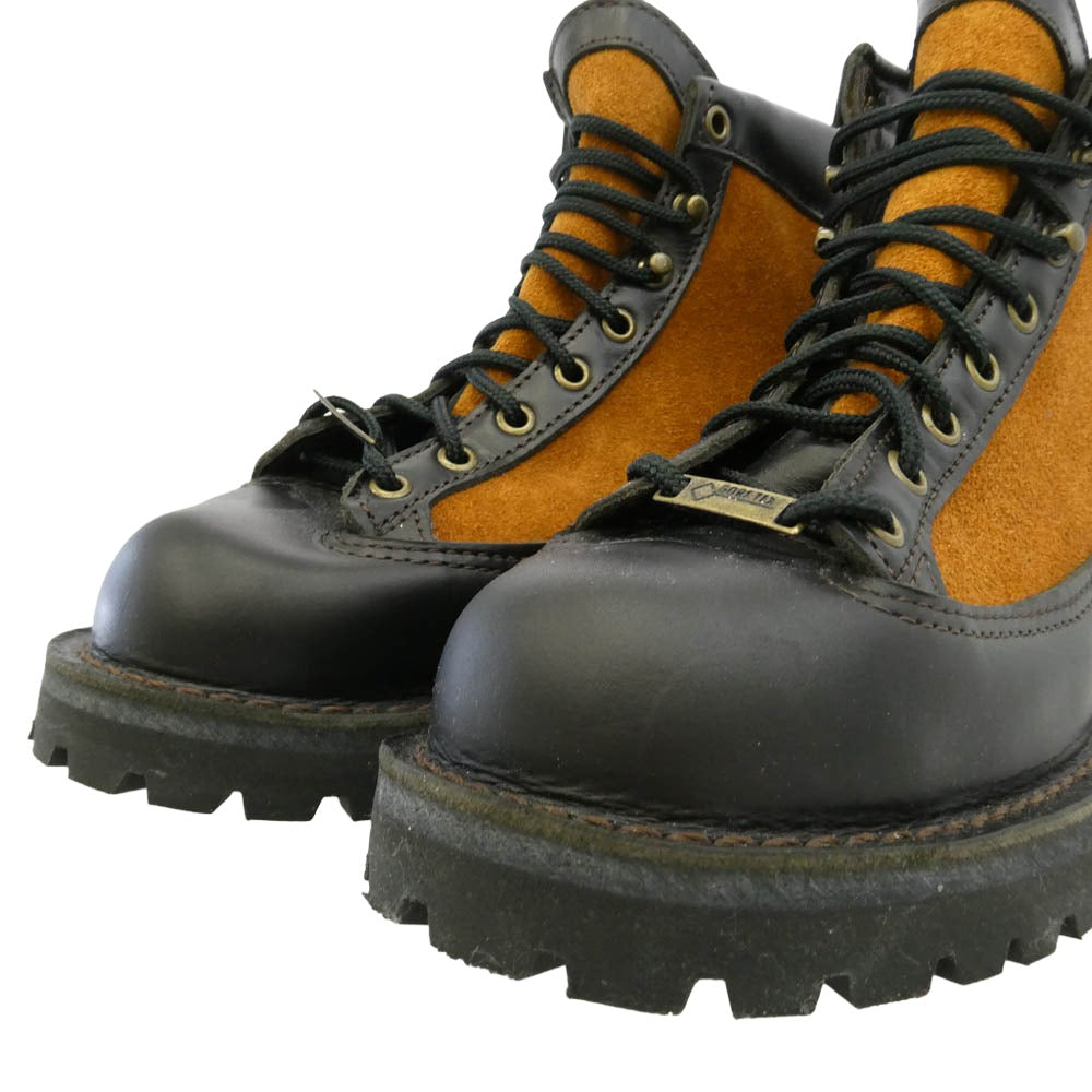 Danner ダナー 30424 USA製 DANNER LIGHT REVIVAL ダナーライト リバイバル ブーツ USA ブラック系 ライトブラウン系 US8.5EE【美品】【中古】