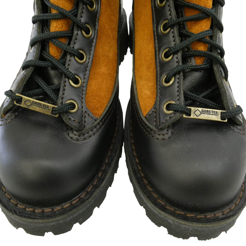 Danner ダナー 30424 USA製 DANNER LIGHT REVIVAL ダナーライト リバイバル ブーツ USA ブラック系 ライトブラウン系 US8.5EE【美品】【中古】