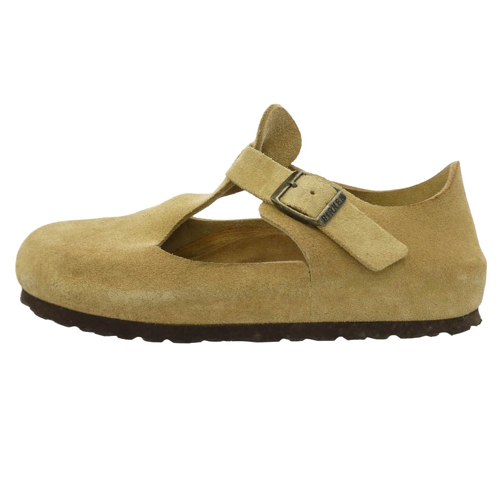 BIRKENSTOCK ビルケンシュトック PARIS パリス スエード クロッグ シューズ サンダル ライトブラウン系 23.0cm【中古】