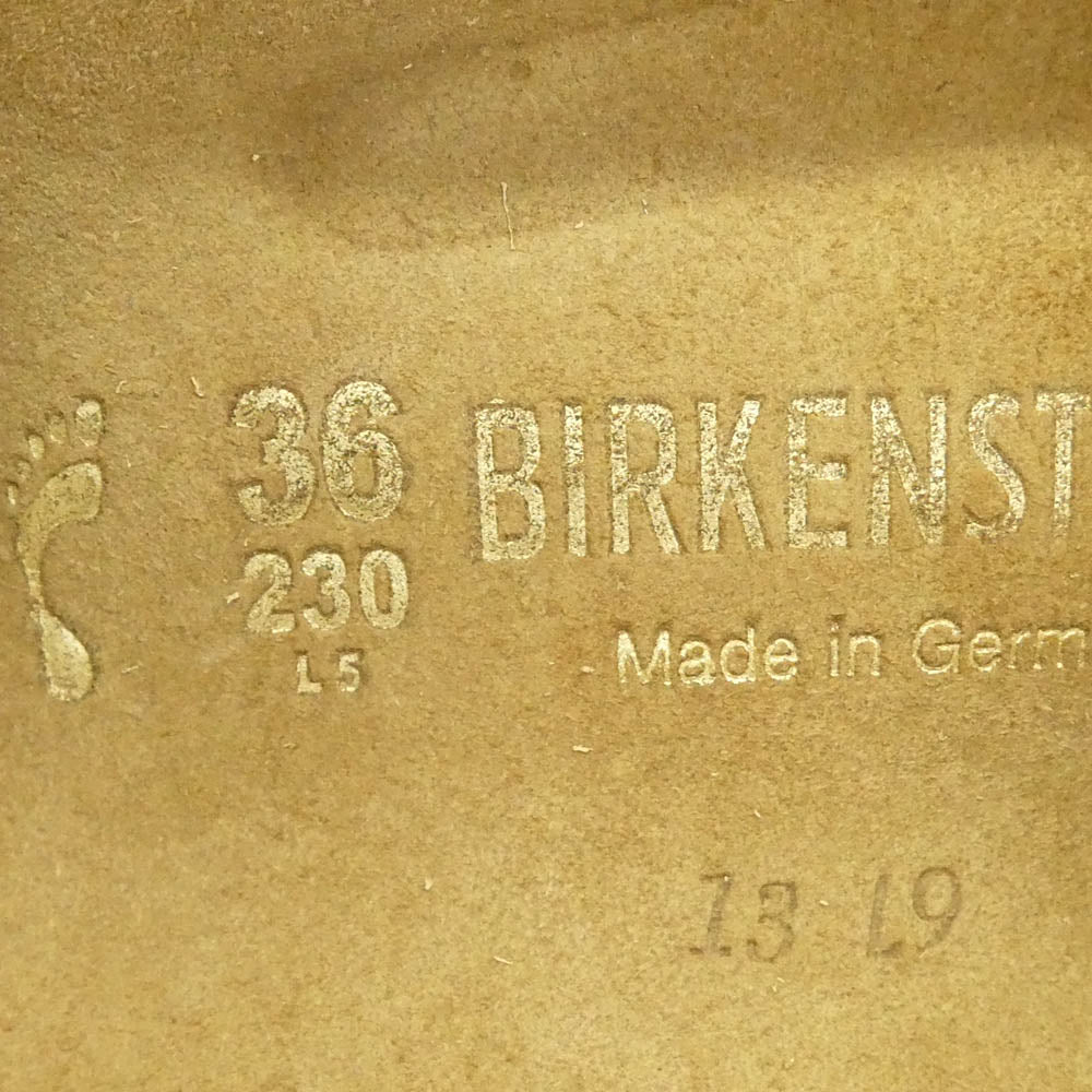 BIRKENSTOCK ビルケンシュトック PARIS パリス スエード クロッグ シューズ サンダル ライトブラウン系 23.0cm【中古】