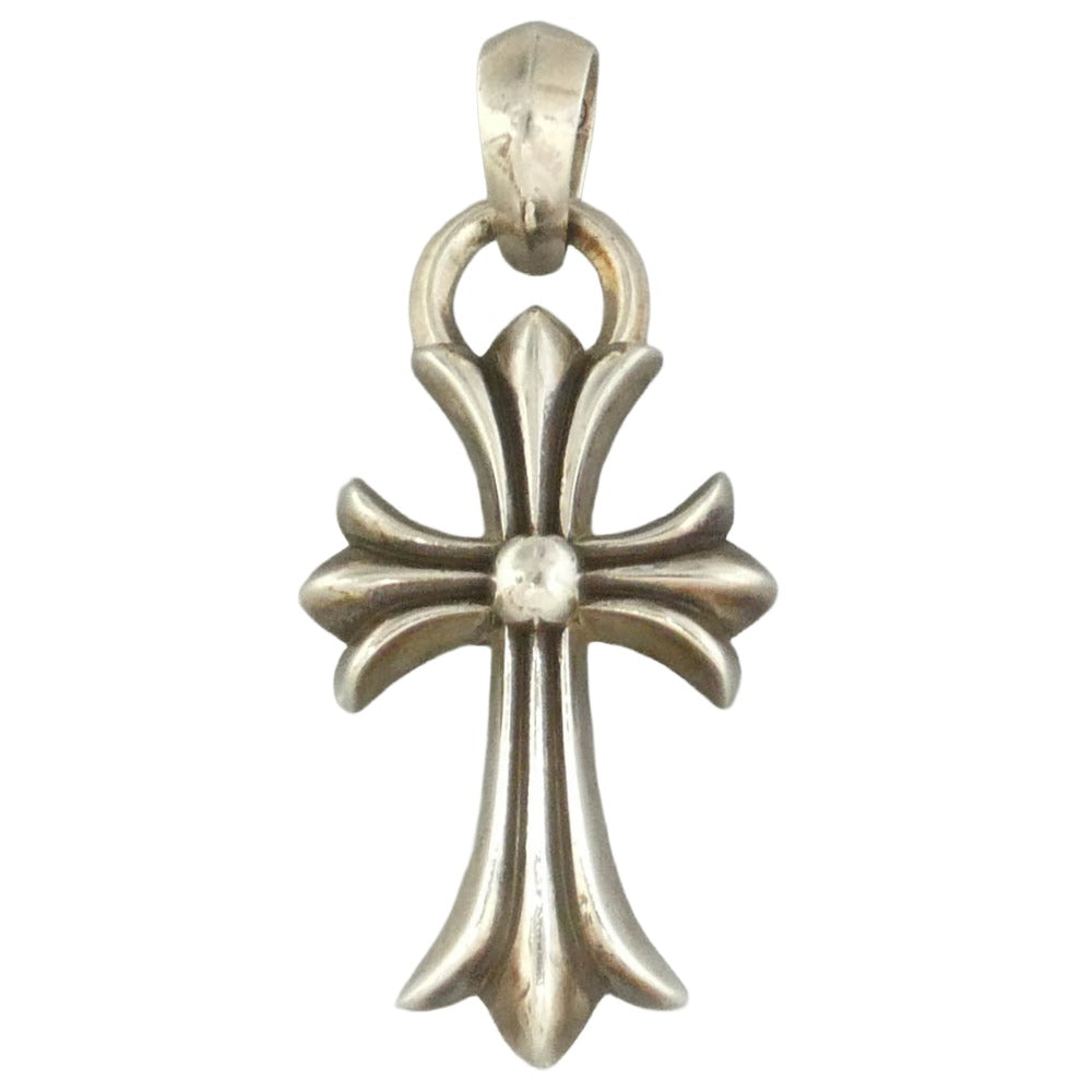 CHROME HEARTS クロムハーツ（原本無） CH CRS SML W BALE スモールCHクロス Wベイル ペンダントトップ シルバー系【中古】