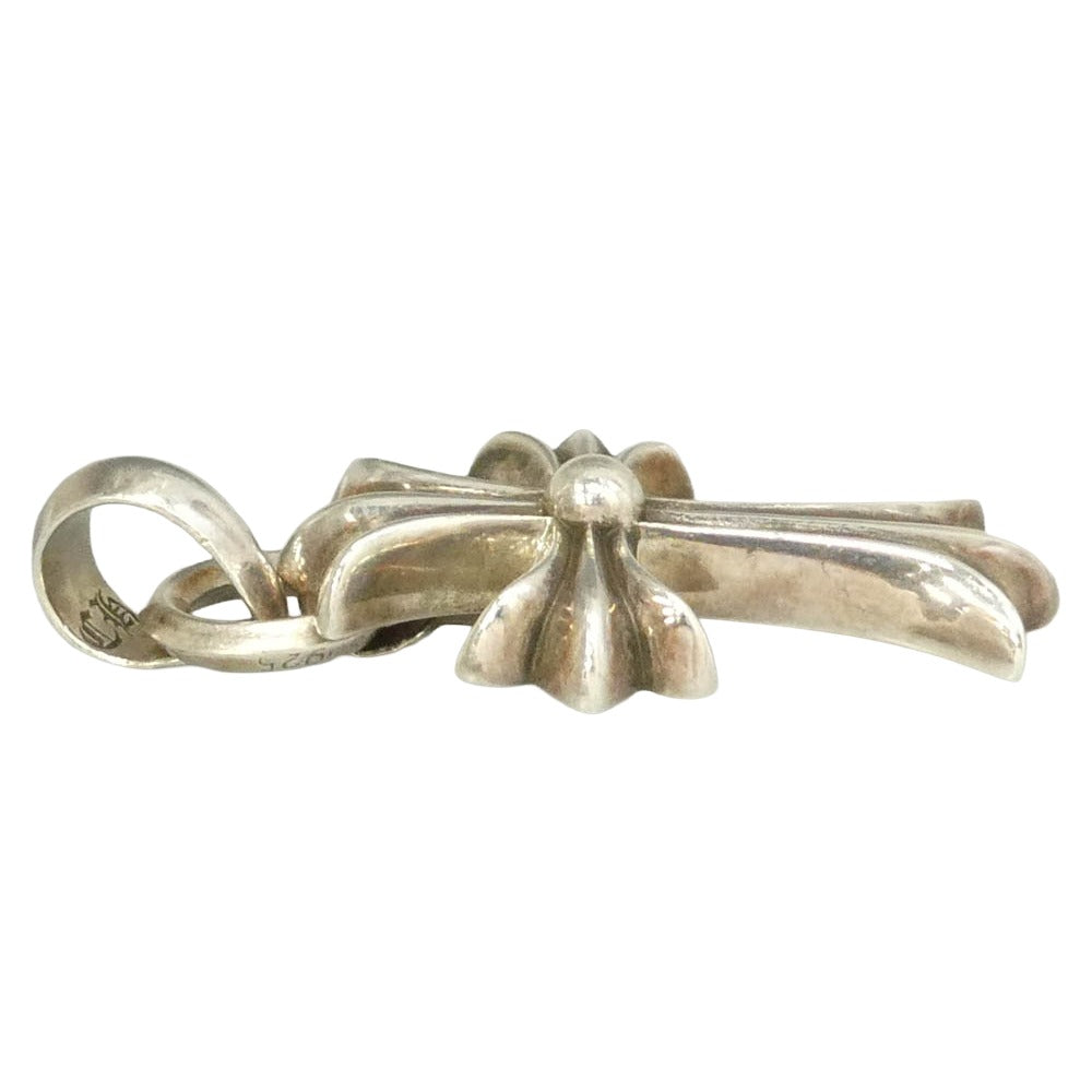 CHROME HEARTS クロムハーツ（原本無） CH CRS SML W BALE スモールCHクロス Wベイル ペンダントトップ シルバー系【中古】