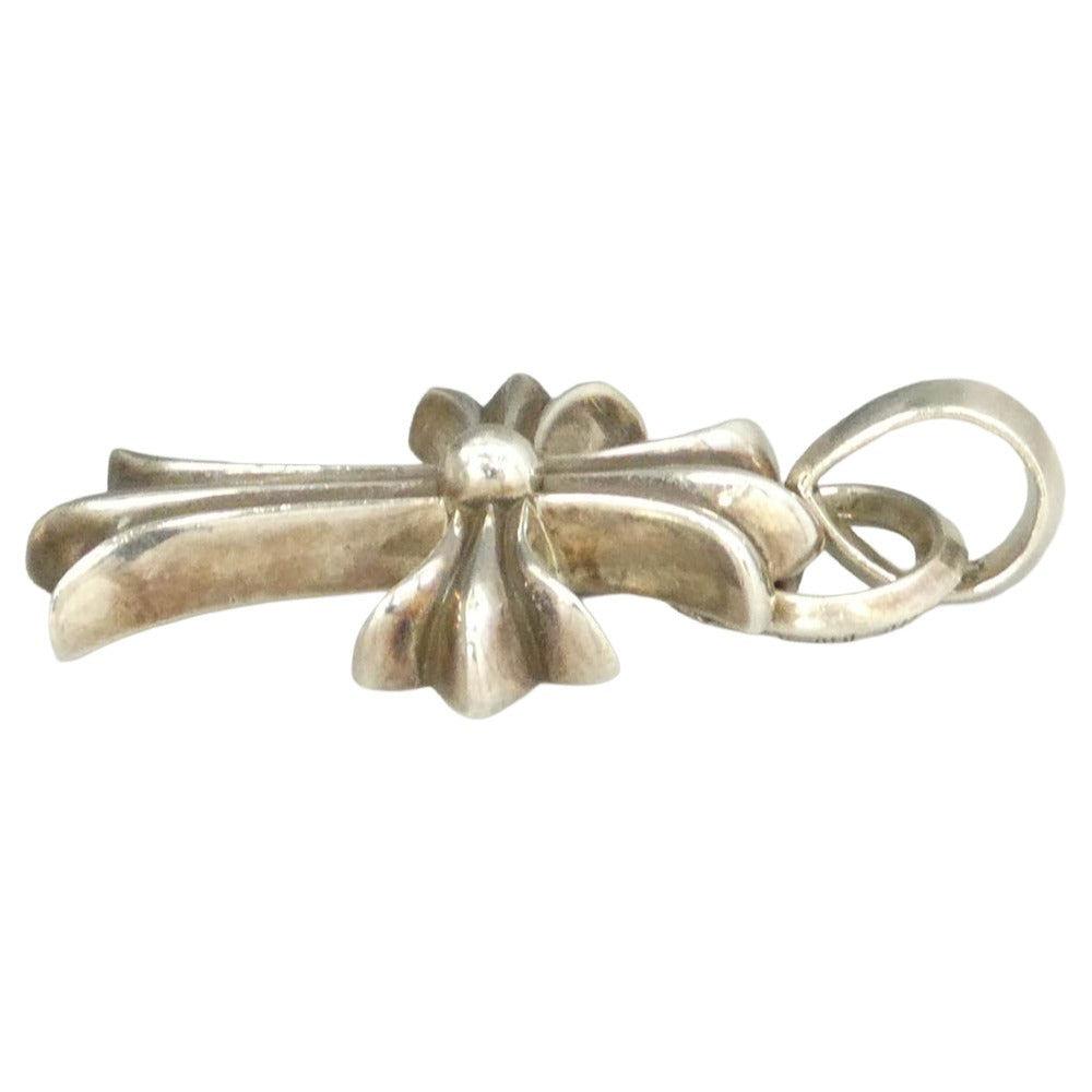 CHROME HEARTS クロムハーツ（原本無） CH CRS SML W BALE スモールCHクロス Wベイル ペンダントトップ シルバー系【中古】