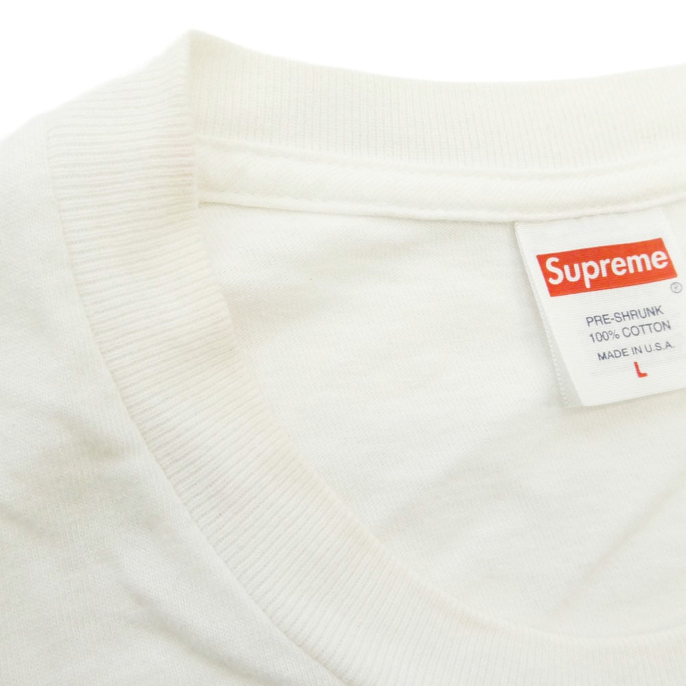 Supreme シュプリーム 24SS Miss Piggy Tee ミス ピギー クルーネック 半袖 Tシャツ ホワイト系 L【中古】