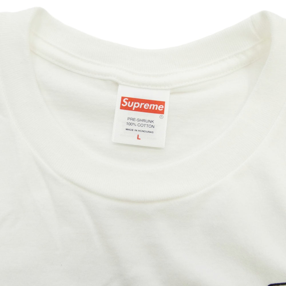Supreme シュプリーム 25AW Naughty Tee ノーティー クルーネック 半袖 Tシャツ ホワイト系 L【中古】