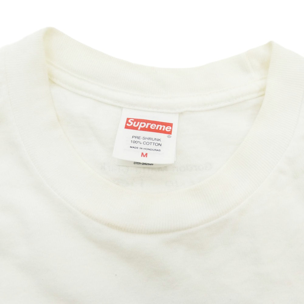 Supreme シュプリーム 24AW Days End Tee デイズ エンド クルーネック 半袖 Tシャツ ホワイト系 M【中古】