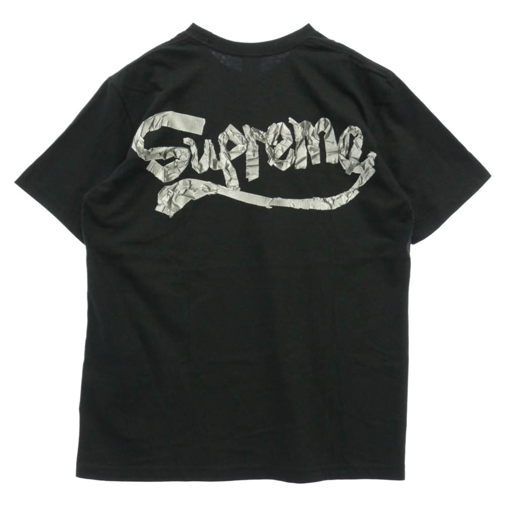 Supreme シュプリーム 25SS Tape Tee テープ クルーネック 半袖 Tシャツ ブラック系 M【中古】