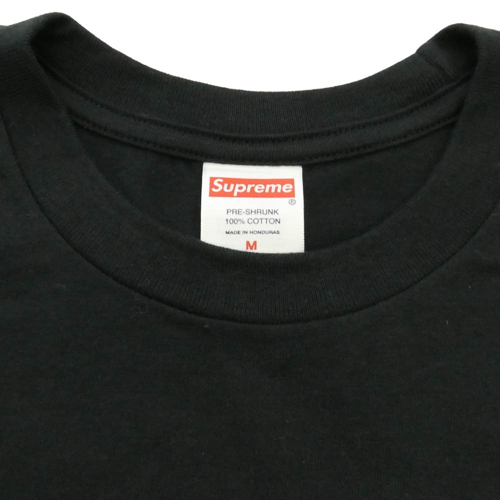 Supreme シュプリーム 25SS Tape Tee テープ クルーネック 半袖 Tシャツ ブラック系 M【中古】