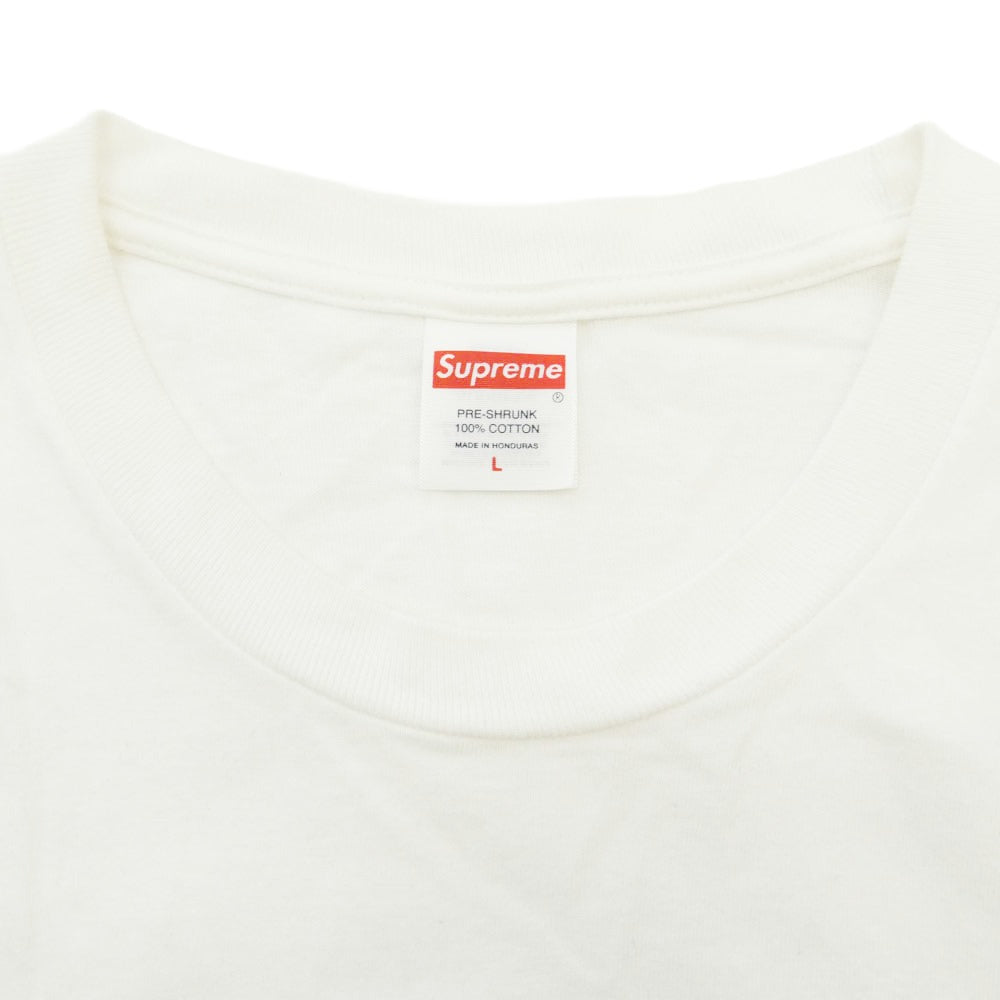Supreme シュプリーム 25SS Skull Tee スカル クルーネック 半袖 Tシャツ ホワイト系 L【中古】