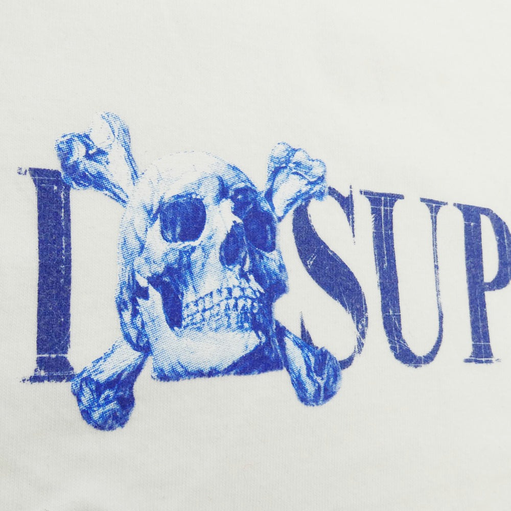 Supreme シュプリーム 25SS Skull Tee スカル クルーネック 半袖 Tシャツ ホワイト系 L【中古】