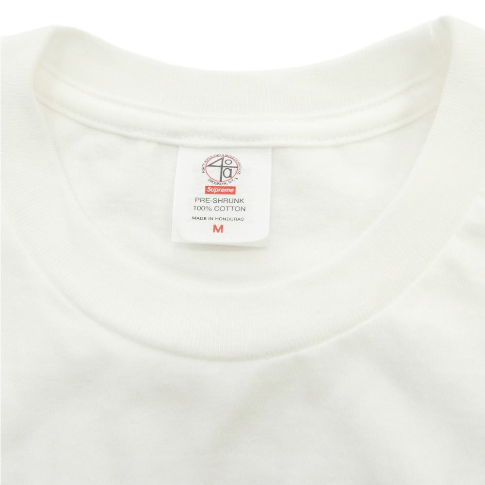 Supreme シュプリーム 25SS x 40 Acres Spike Tee エーカーズ スパイク クルーネック 半袖 Tシャツ ホワイト系 M【中古】