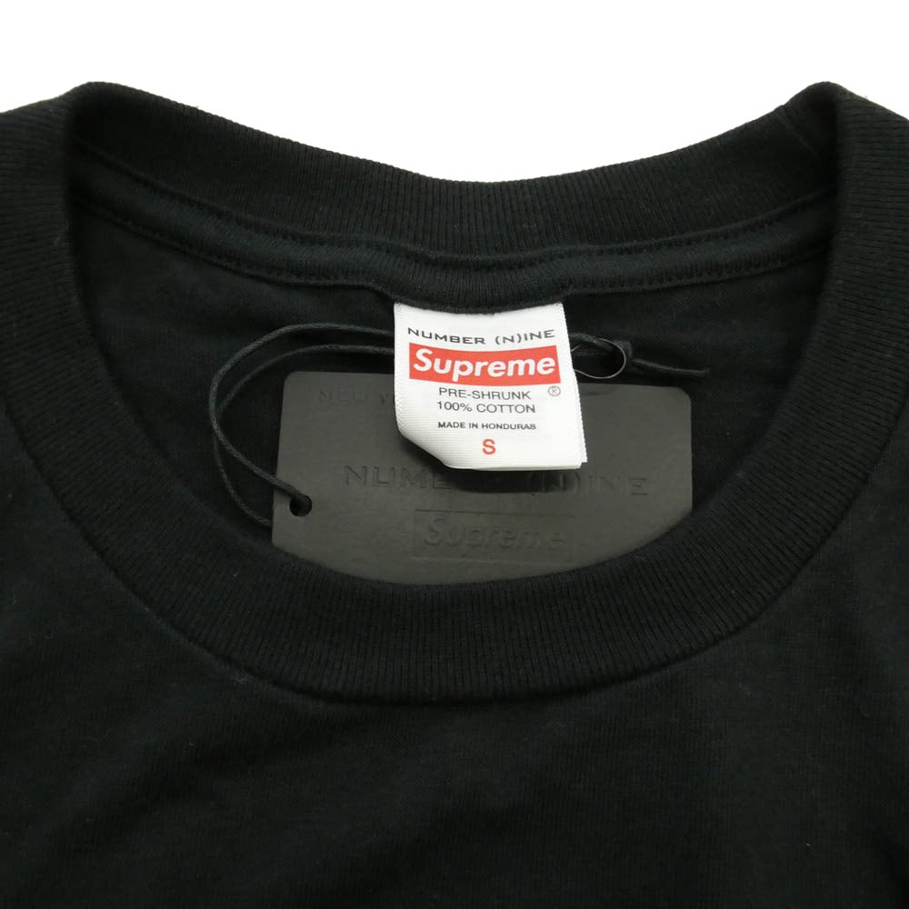 Supreme シュプリーム NUMBER(N)INE ナンバーナイン 25AW x Number (N)ine ナンバーナイン Manson Tee マンソン クルーネック 半袖 Tシャツ ブラック系 S【中古】