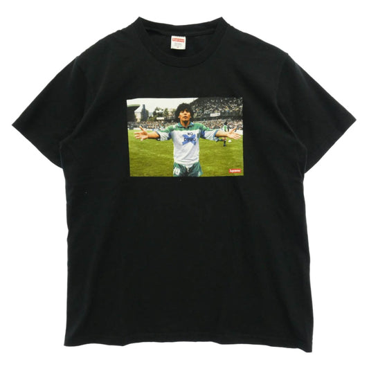Supreme シュプリーム 24SS Maradona Tee マラドーナ クルーネック 半袖 Tシャツ ブラック系 M【中古】