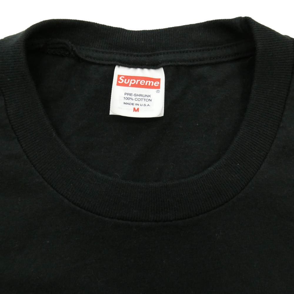 Supreme シュプリーム 24SS Maradona Tee マラドーナ クルーネック 半袖 Tシャツ ブラック系 M【中古】