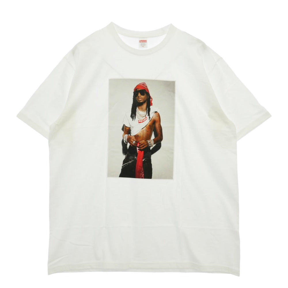Supreme シュプリーム 25SS Playboi Carti Tee プレイボーイカーティ クルーネック 半袖 Tシャツ ホワイト系 XXL【極上美品】【中古】