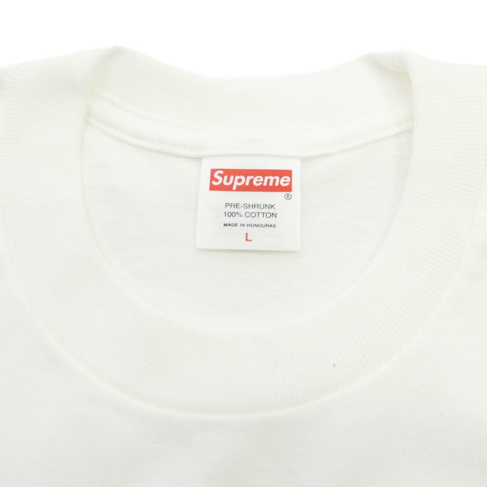 Supreme シュプリーム 24AW Lollipop Tee ロリポップ クルーネック 半袖 Tシャツ ホワイト系 L【中古】