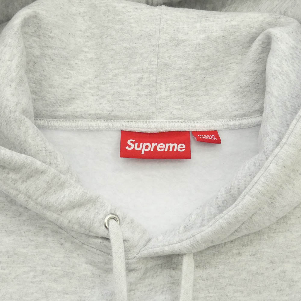 Supreme シュプリーム 25AW x ANTIHERO Hooded Sweatshirt アンタイヒーロー フード スウェットシャツ パーカー グレー系 L【美品】【中古】