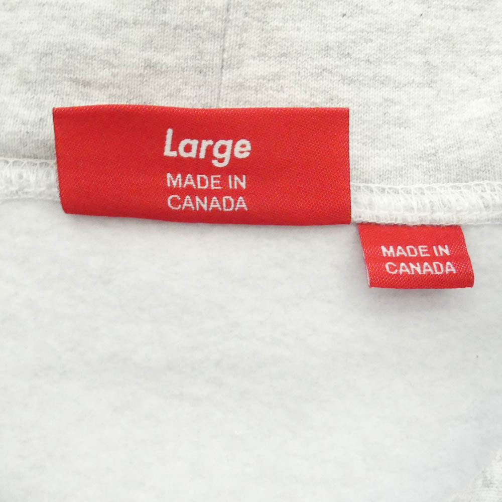 Supreme シュプリーム 25AW x ANTIHERO Hooded Sweatshirt アンタイヒーロー フード スウェットシャツ パーカー グレー系 L【美品】【中古】