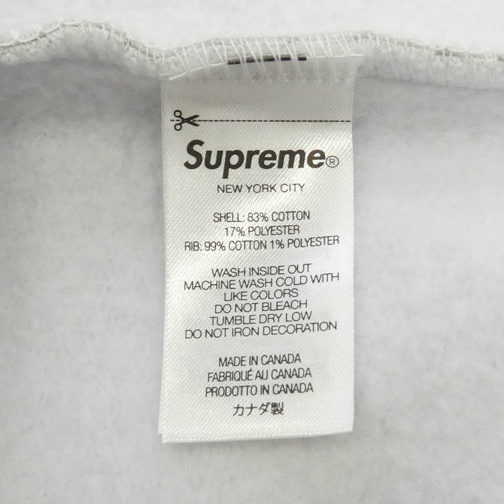 Supreme シュプリーム 25AW x ANTIHERO Hooded Sweatshirt アンタイヒーロー フード スウェットシャツ パーカー グレー系 L【美品】【中古】