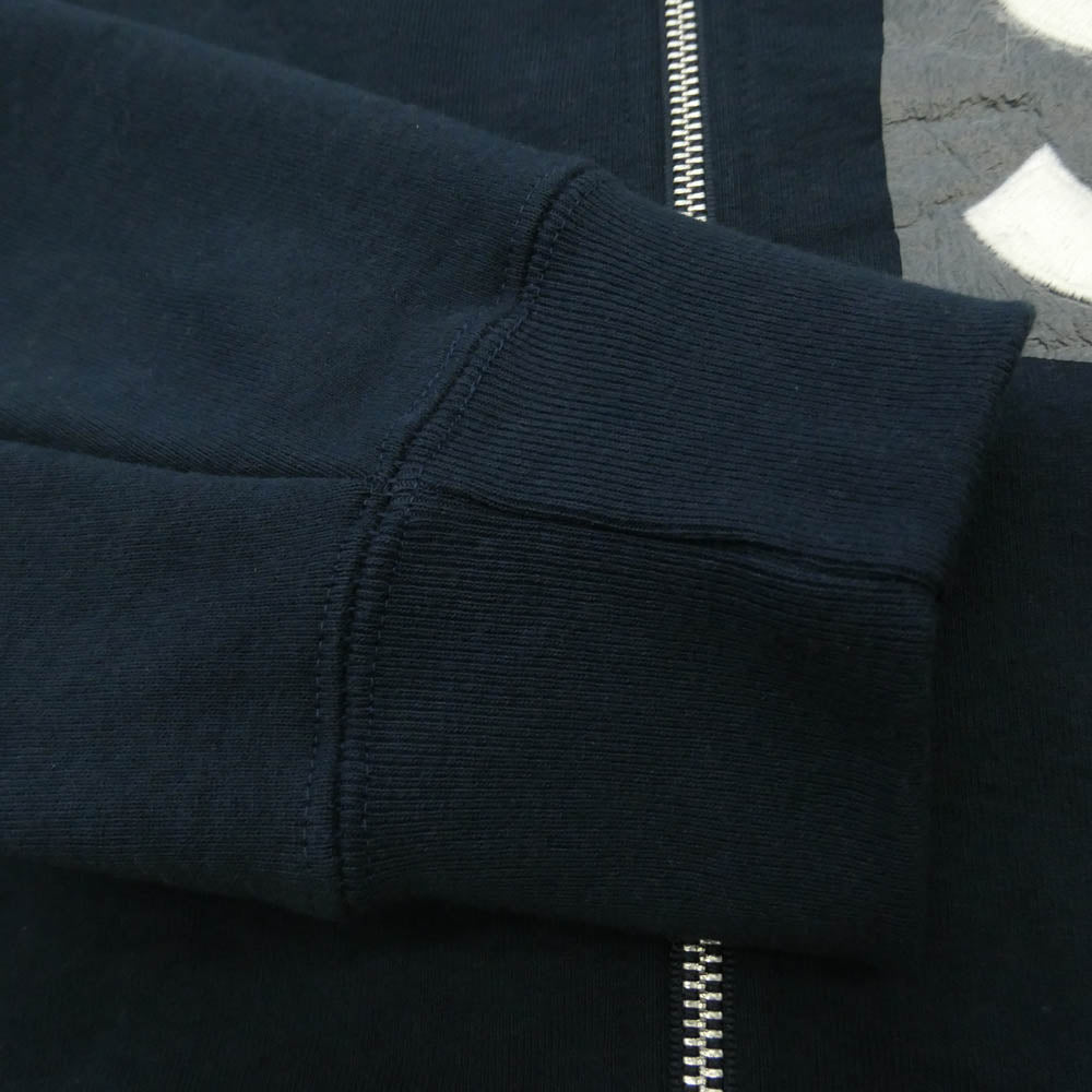 Supreme シュプリーム 25AW S Logo Zip Up Hooded Sweatshirt ロゴ ジップアップ フーデッド スウェットシャツ パーカー ネイビー系 M【極上美品】【中古】