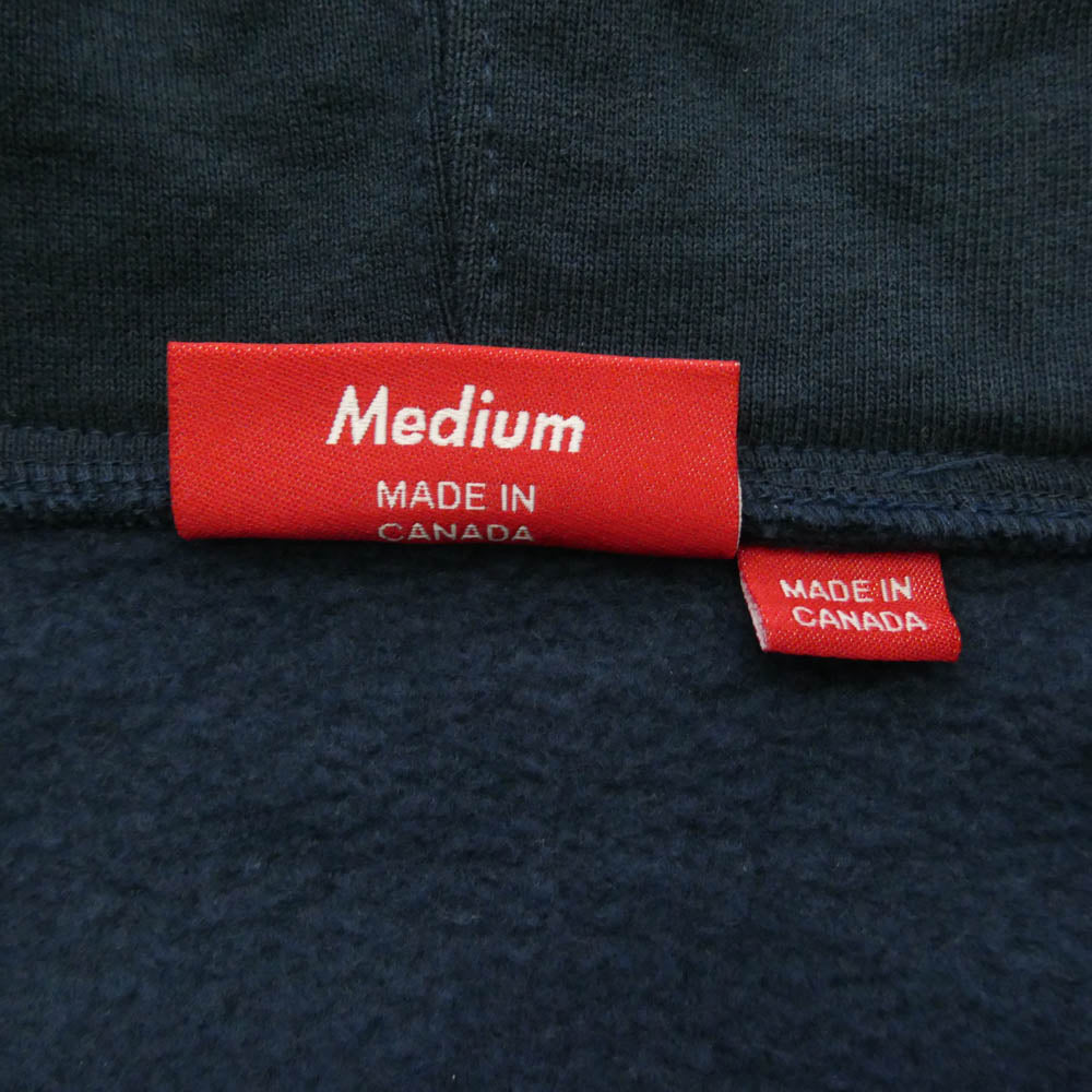 Supreme シュプリーム 25AW S Logo Zip Up Hooded Sweatshirt ロゴ ジップアップ フーデッド スウェットシャツ パーカー ネイビー系 M【極上美品】【中古】