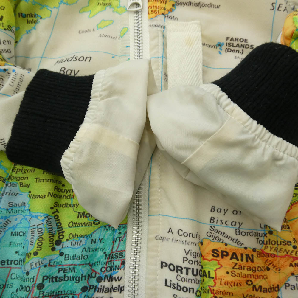 Sacai サカイ 20SS 20-00054K Kids World Map MA-1 キッズ ワールド マップ ブルゾン ジャケット マルチカラー系 2【中古】