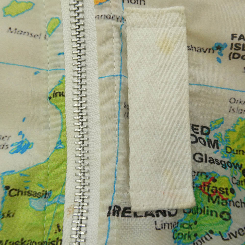 Sacai サカイ 20SS 20-00054K Kids World Map MA-1 キッズ ワールド マップ ブルゾン ジャケット マルチカラー系 2【中古】