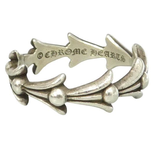 CHROME HEARTS クロムハーツ（原本無） CROSS TAIL クロステイル リング シルバー系 26号【中古】