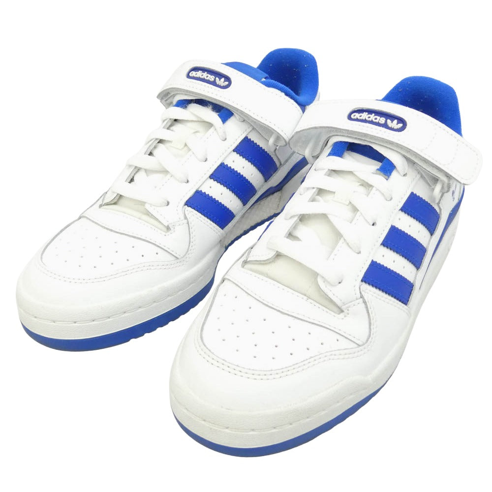 adidas アディダス FY7756 Forum Low フォーラム ローカット スニーカー ホワイト系 ブルー系 27cm【中古】