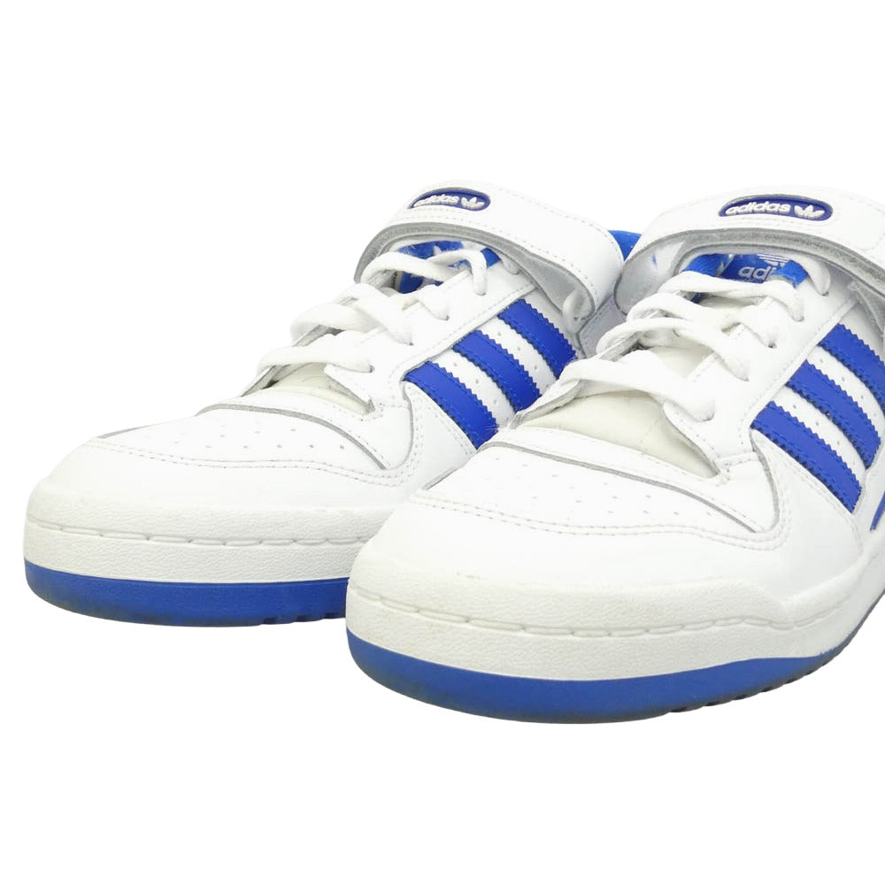 adidas アディダス FY7756 Forum Low フォーラム ローカット スニーカー ホワイト系 ブルー系 27cm【中古】