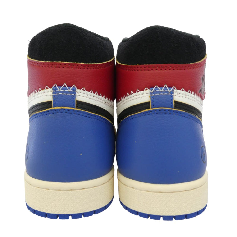 NIKE ナイキ FRAGMENT DESIGN フラグメントデザイン 26SS IO7847-002 × fragment design × UNION Air Jordan 1 High OG AJ1 【フェイクバスターズ鑑定済】フラグメントデザイン ユニオン エアジョーダン ハイ スニーカー マルチカラー系 28cm【新古品】【未使用】【中古】
