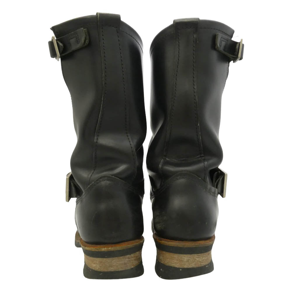 RED WING レッドウィング 2268 ENGINEER BOOTS MADE IN USA USA製 米国製 エンジニアブーツ ブラック系 US5.5【中古】